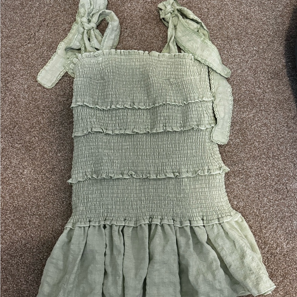 Sage dress